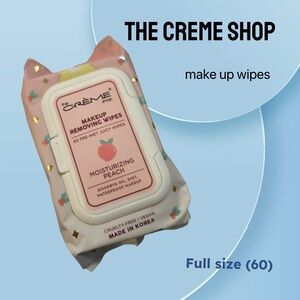 🆕📦*BNIB* THE CREME SHOP | REG | Makeup removing Wipes - peach